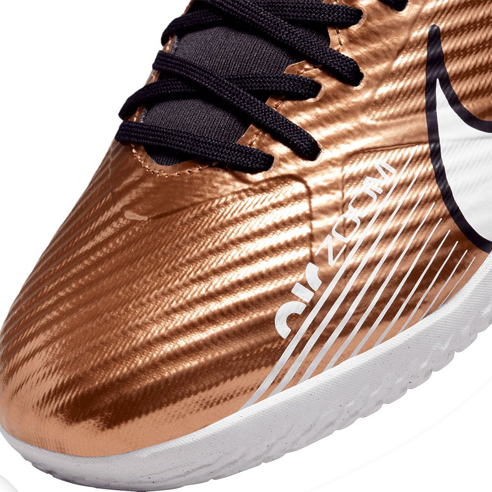 Nike Zoom Mercurial Superfly 9 IC Indoor Shoes Metallic Copper