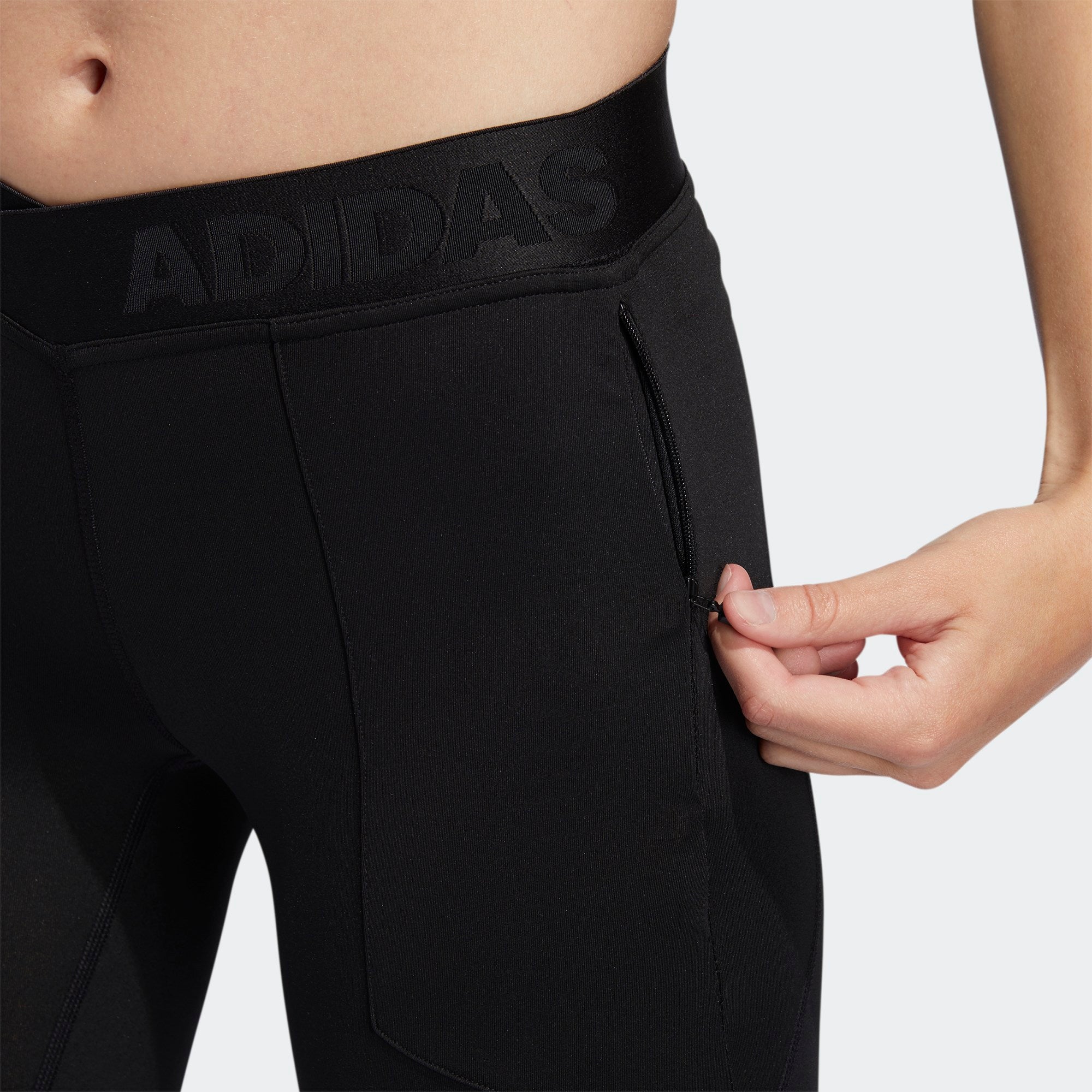 adidas Alphaskin Long Fitness Leggins Black