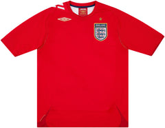 Umbro England Away Jersey 2006/2008 Red