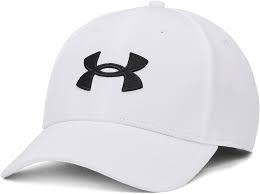 Gorra Blitzing de Under Armour para hombre, color negro y blanco