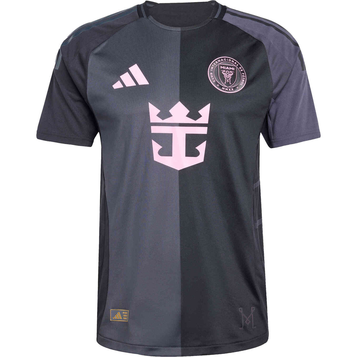 Camiseta de visitante auténtica adidas Inter Miami CF para hombre 25/26 en color negro