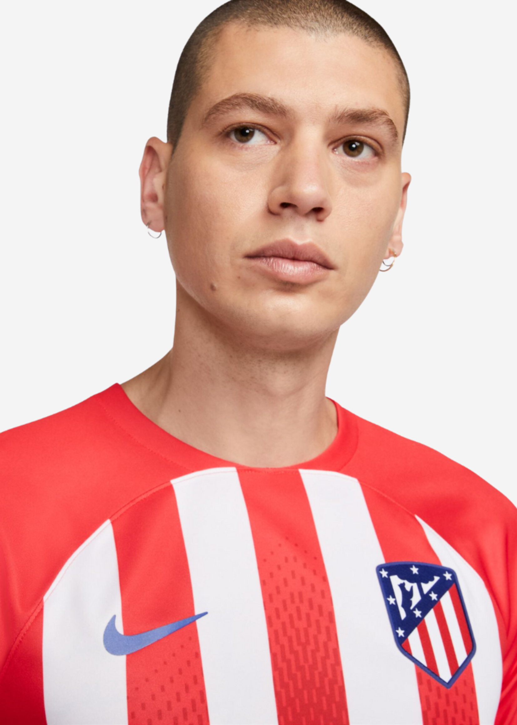 Nike Men's Atletico Madrid 2023/24 Stadium Home Jersey Sport Red/Global Red/White/Old