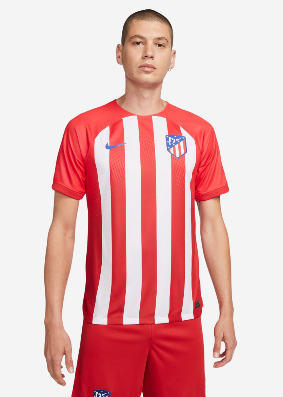 Nike Men's Atletico Madrid 2023/24 Stadium Home Jersey Sport Red/Global Red/White/Old