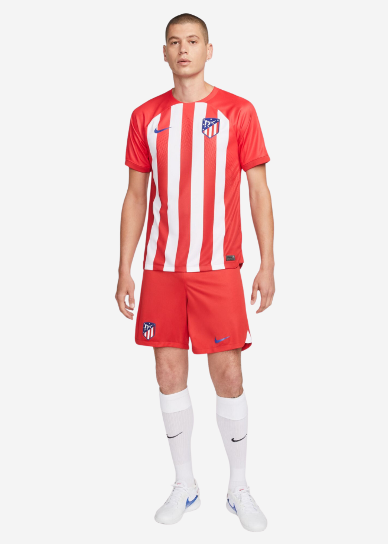 Nike Men's Atletico Madrid 2023/24 Stadium Home Jersey Sport Red/Global Red/White/Old