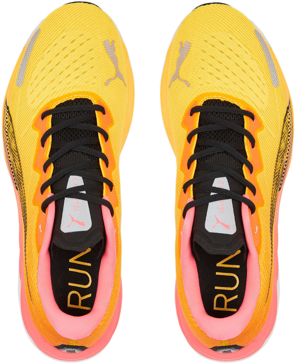 PUMA Velocity NITRO 2 Running Shoes Sun Stream/Sunset Glow