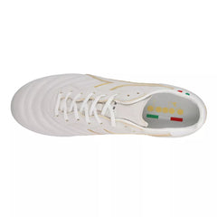 Diadora Brasil LT T MDPU Firm Ground White/Gold