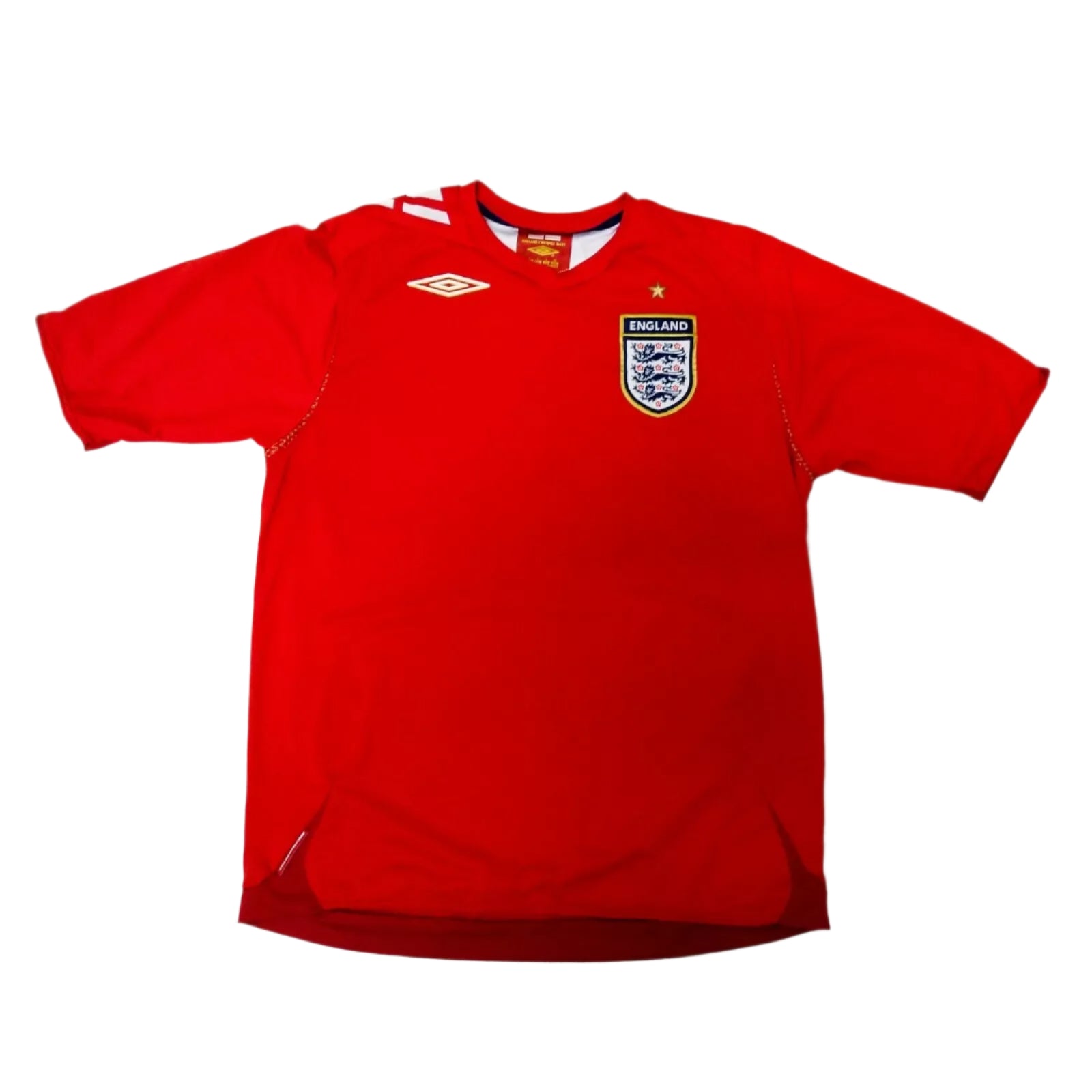 Umbro England Away Jersey 2006/2008 Red