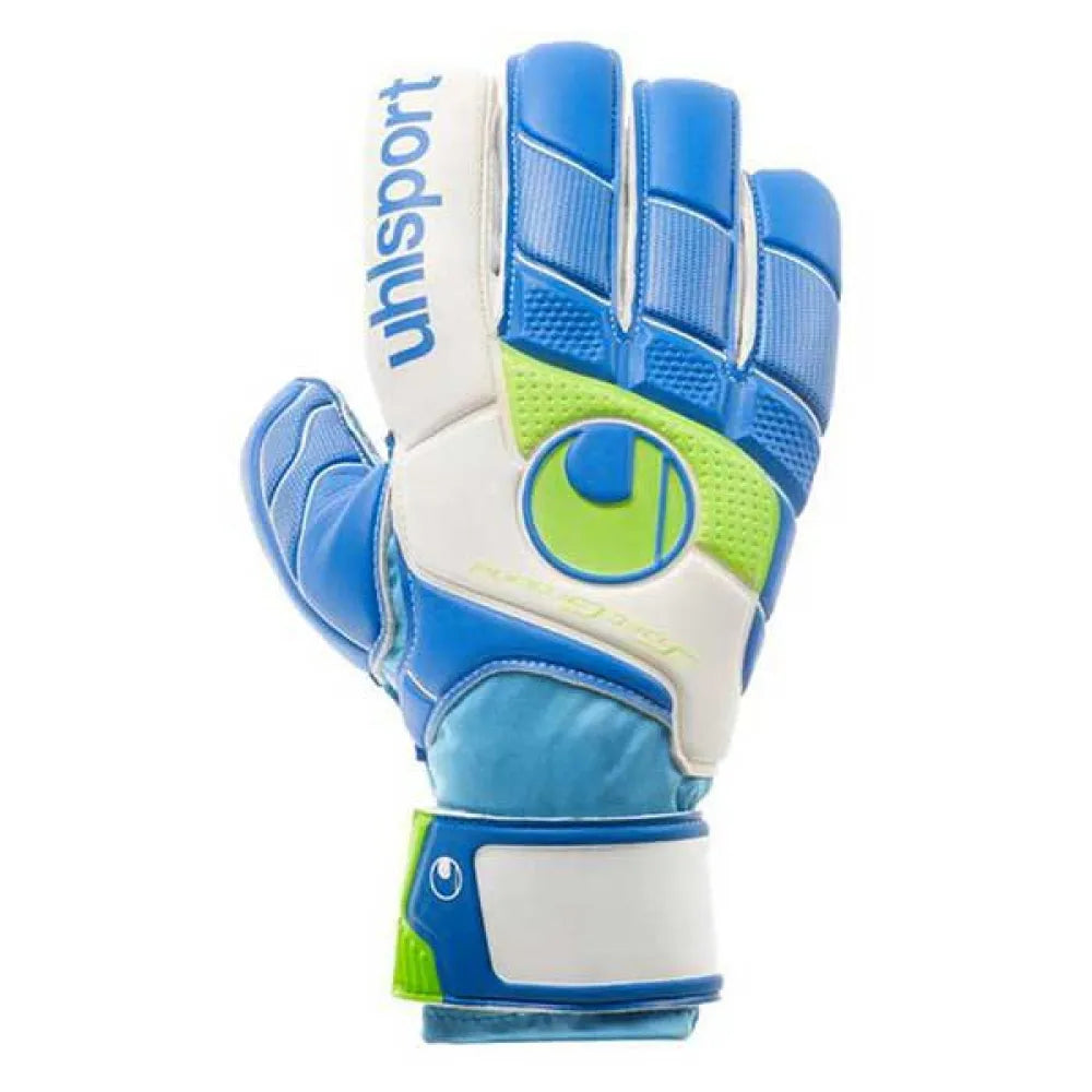 Uhlsport Fangmaschine Soft Goalkeeper Gloves Blue/Green – Best Buy Soccer