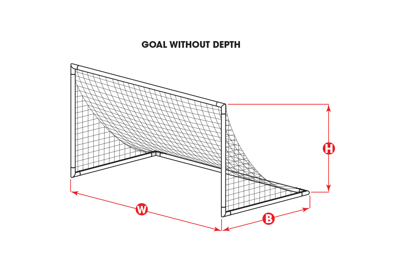 Kwik Goal Net Portable Futsal Goal Net