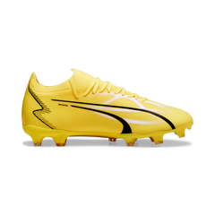 PUMA Ultra Match FG/AG Multi-Ground Cleats Yellow/White/Black