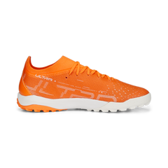 Botas de césped PUMA Ultra Match TT Turf naranja/blanco