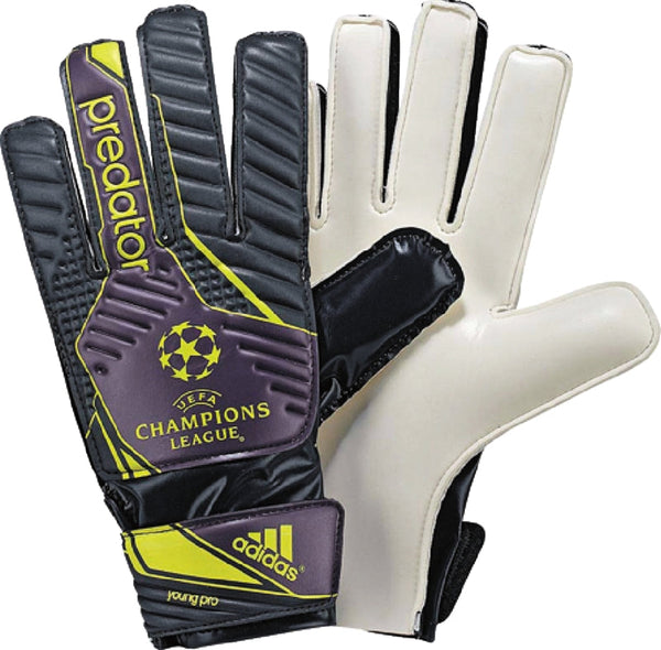 Adidas Predator Youth Pro UCL Goalkeeper Gloves Black Lime Black Lime 9