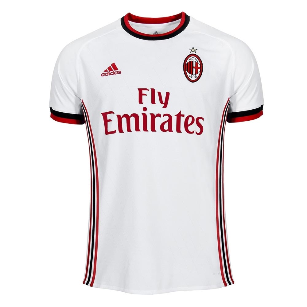 adidas AC Milan Away Jersey 17 White/R