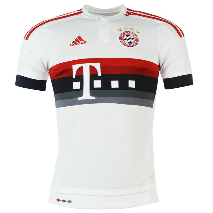 Camiseta visitante adidas Bayer M para niño de 15 años en blanco