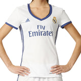 adidas Real Madrid Home Jersey 16 Mujer Blanco/Púrpura