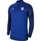 Nike Camiseta con cremallera de 1/4 USA Soccer Strike Drill para hombre