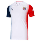 Camiseta de visitante Puma Chivas para niños 20 blanco/rojo/azul marino
