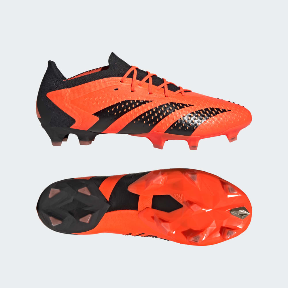 adidas Predator Accuracy.1 Low FG Firm Ground Football Boots Black/Orange