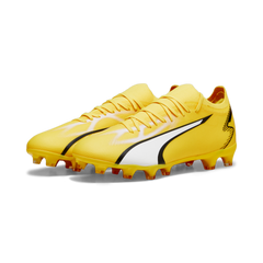 PUMA Ultra Match FG/AG Multi-Ground Cleats Yellow/White/Black