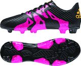 adidas X 15.3 FG/AG J Negro/Rosa/Go