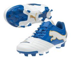 Puma PowerCat 3.12 FG Jr Blanco-Ro