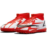 Zapatos de fútbol para césped Nike Jr. Mercurial Superfly 8 Academy CR7 TF para niños pequeños/grandes