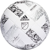 Balón de fútbol adidas MLS LGE NFHS Blanco/Plata/Negro