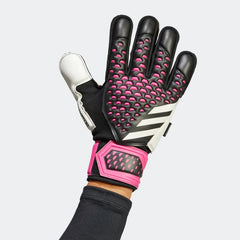 Guantes de portero adidas Predator Match Fingersave negro/blanco