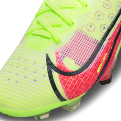 Nike Mercurial Superfly 8 Elite FG firm Ground Football Boots Volt/Bright Crimson