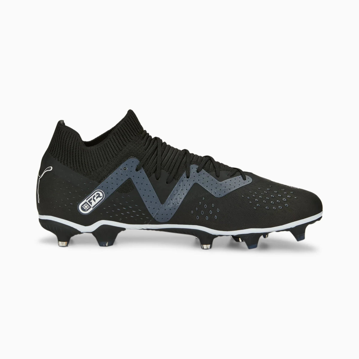 Botas de fútbol para superficies múltiples Puma Future Match FG/AG Negro/Blanco