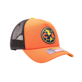 Fan Ink Club America Aspen Trucker Hat Naranja