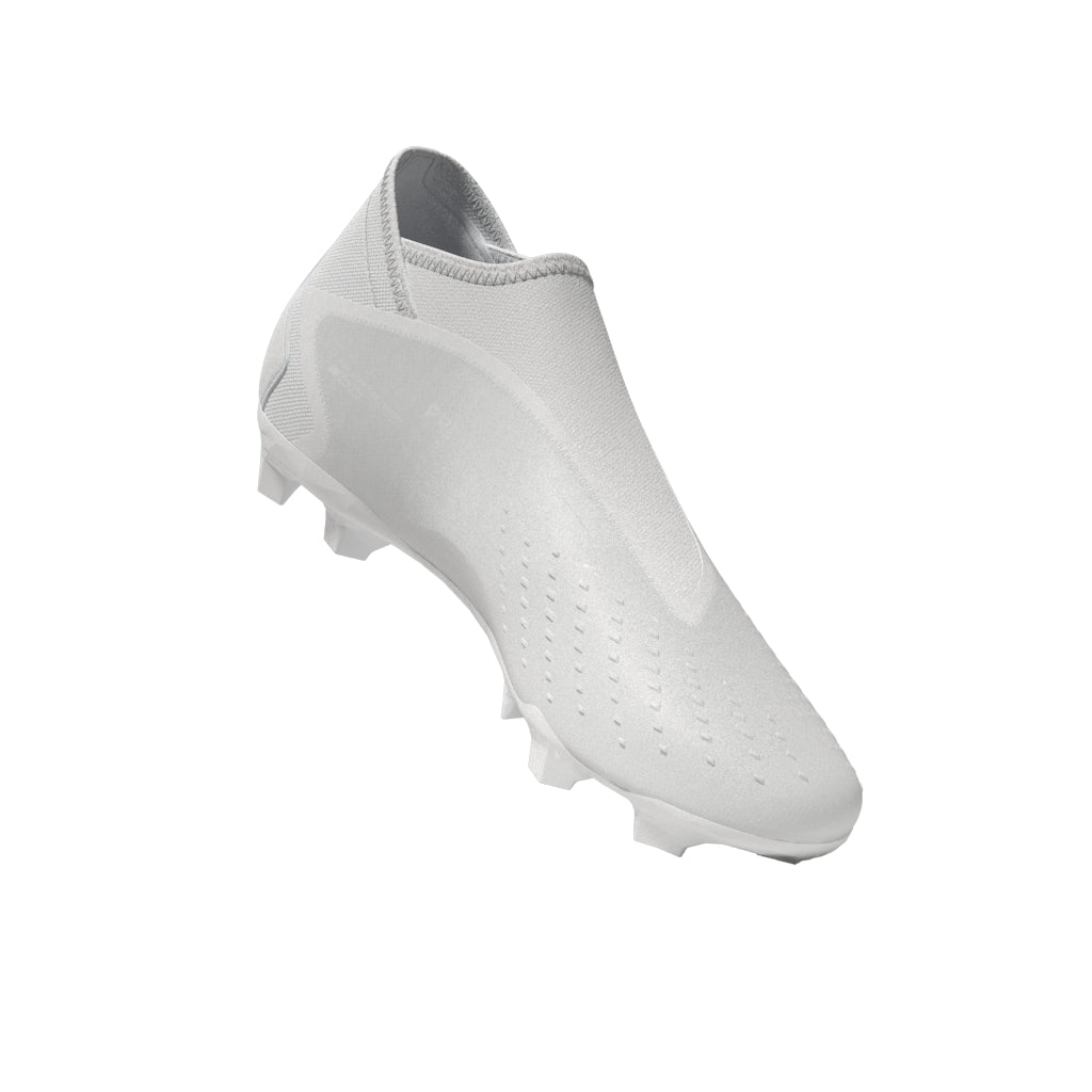 adidas Predator Accuracy.3 Laceless Firm Ground Boots - White