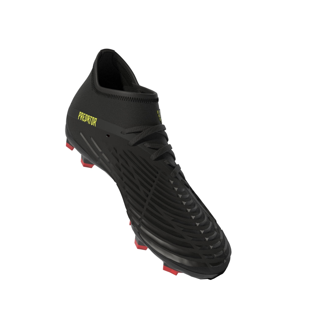 adidas Kids Predator Edge 1 FG J Soccer Cleats Black/Yellow