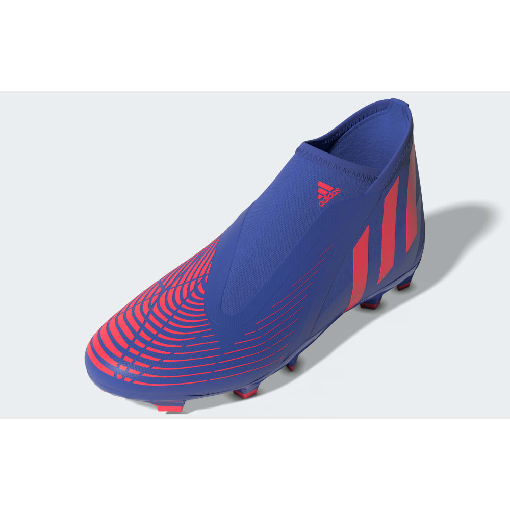 adidas Predator EDGE Laceless FG Firm Ground Football Boots Blue/Turbo