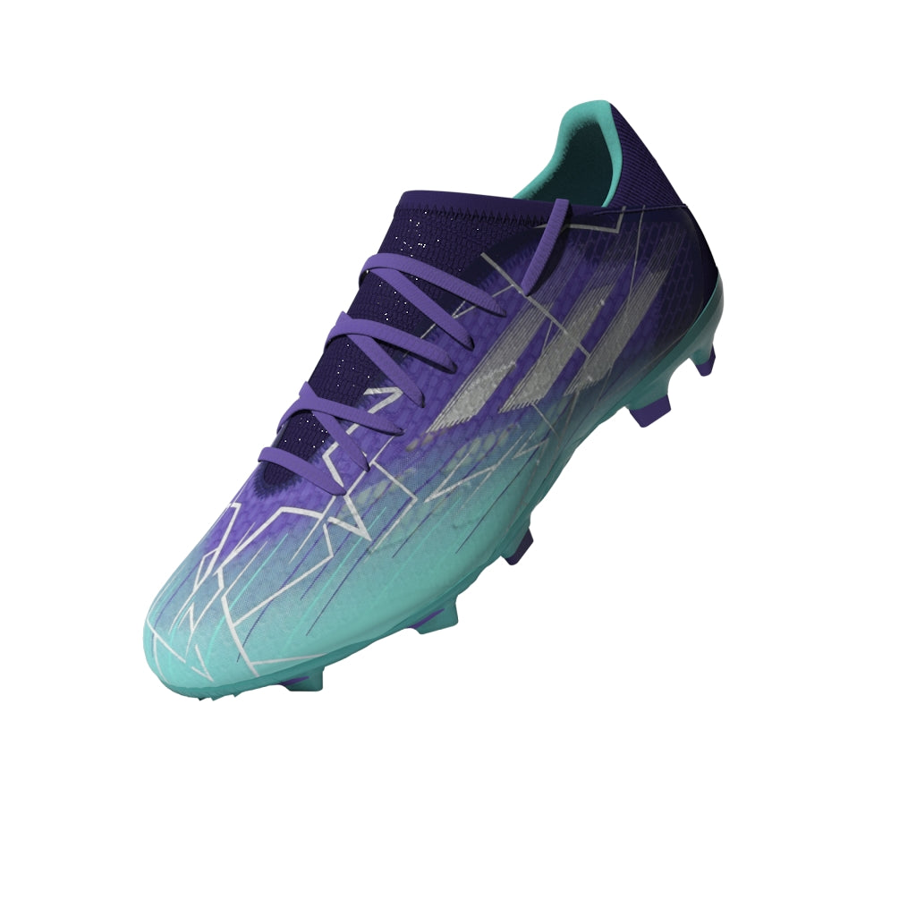 adidas X Speed Flow 3 FG Firm Ground Boots Purple Rush / Silver Metallic / Mint Rush