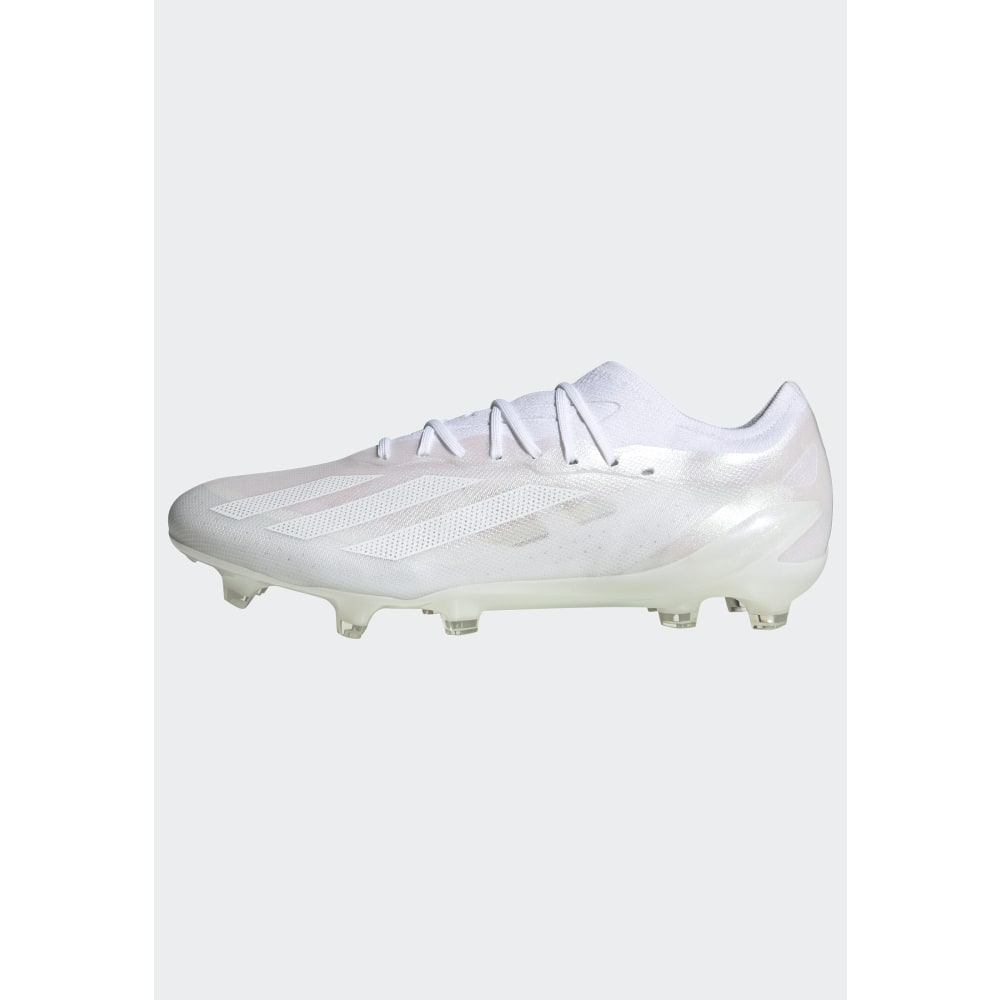 Botas de fútbol para terreno firme adidas X Crazyfast.1 FG Blanco/Blanco