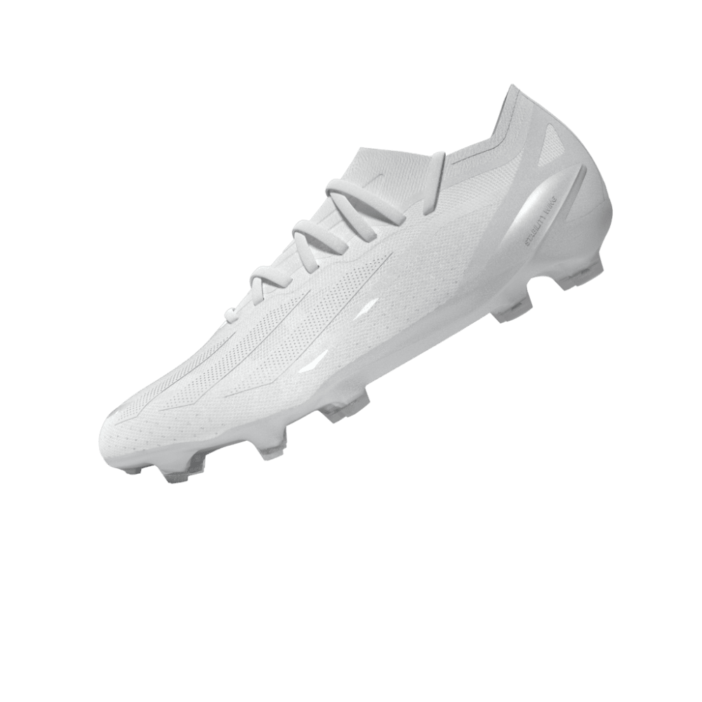 adidas X Crazyfast.1 FG Firm Ground Soccer Cleats White/White