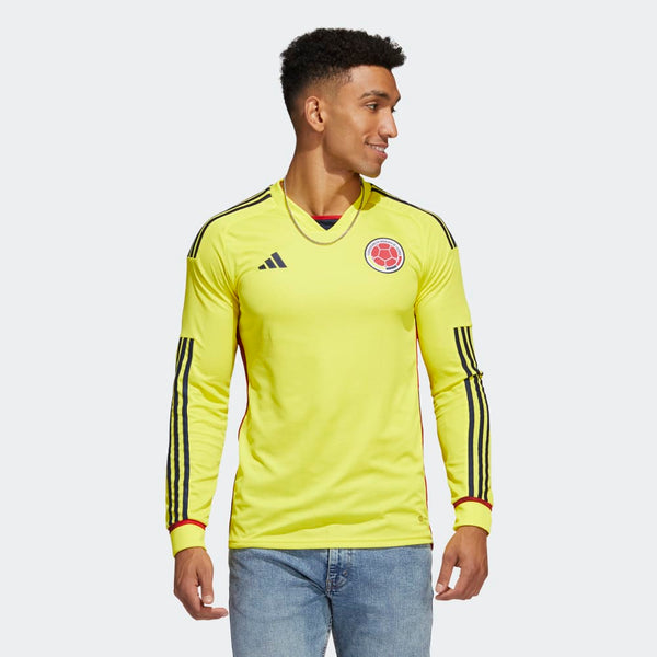 Colombia No4 Zapata Home Long Sleeves Soccer Country Jersey