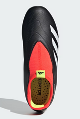 Botas de fútbol para terreno firme adidas Predator League Laceless FG para niños