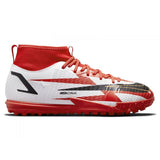 Zapatos de fútbol para césped Nike Jr. Mercurial Superfly 8 Academy CR7 TF para niños pequeños/grandes