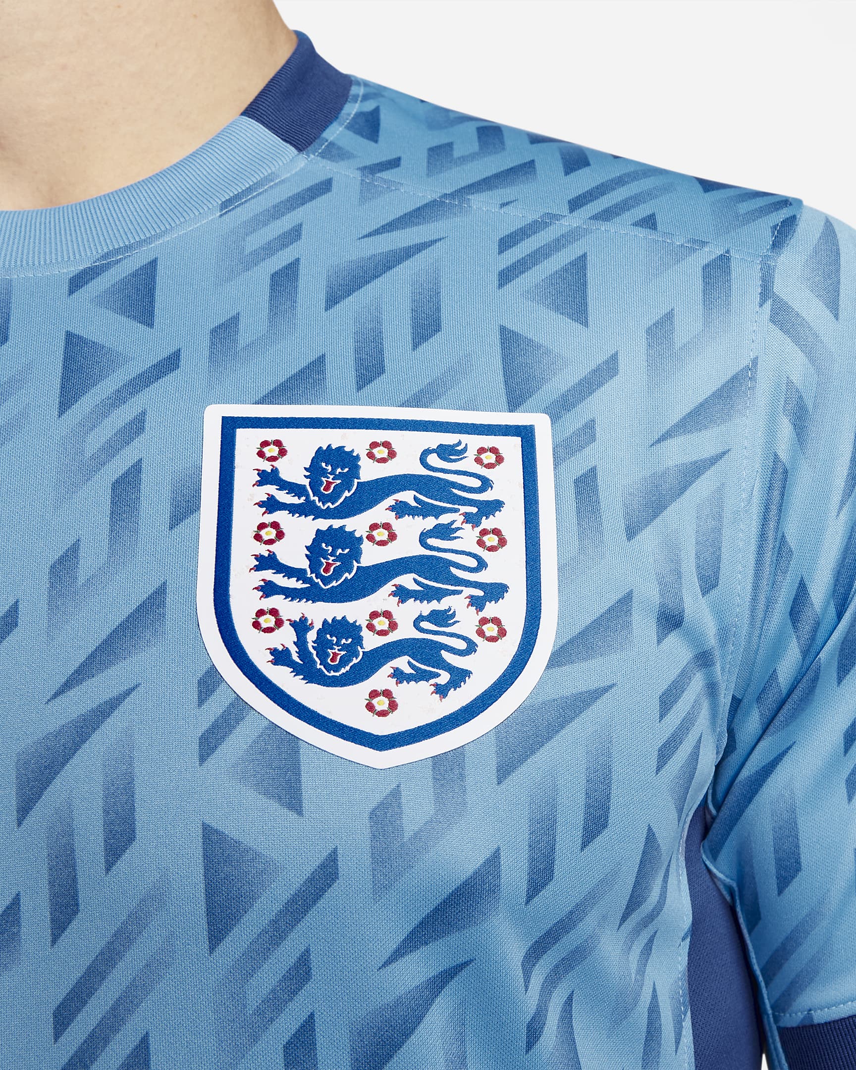 Camiseta de visitante de Inglaterra Nike 23 Costa/Azul gimnasio/Blanco
