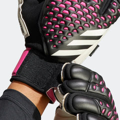 Guantes de portero adidas Predator Match Fingersave negro/blanco