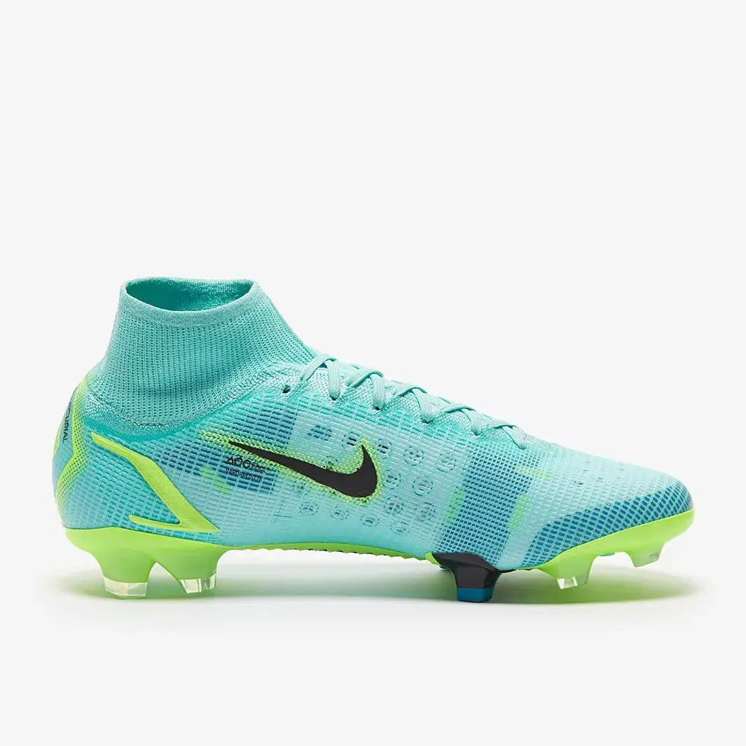 Nike Superfly 8 Elite FG Firm Ground football Boots Dynamic Turq/Lime